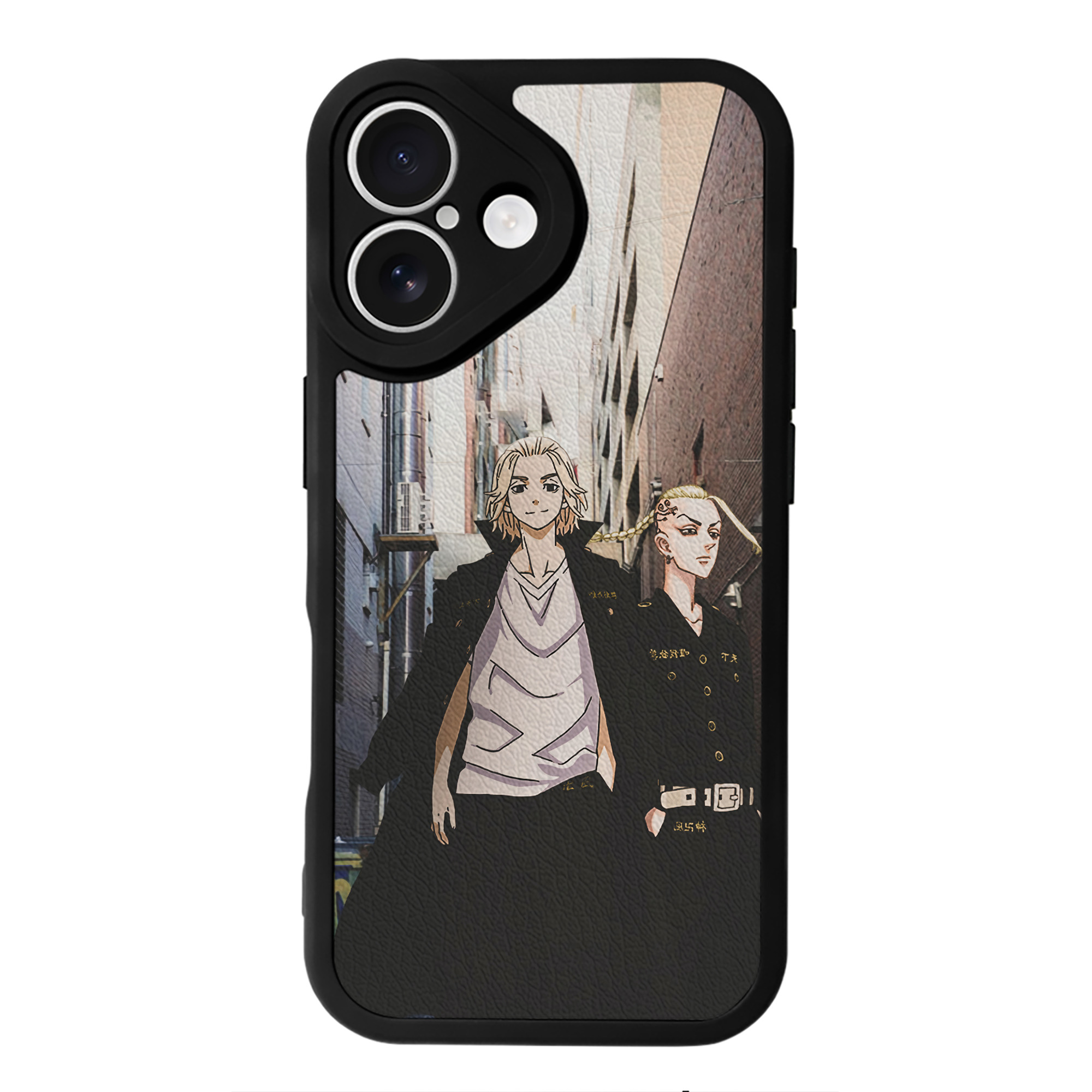 （画像用） 東京リベンジャーズ Tokyo Revengers 【iPhone 16シリーズ対応】シリコンスマホケース（レザー調） 材質：シリコン